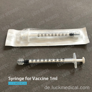 Spritze für Covid 19 -Impfstoff 1ml
